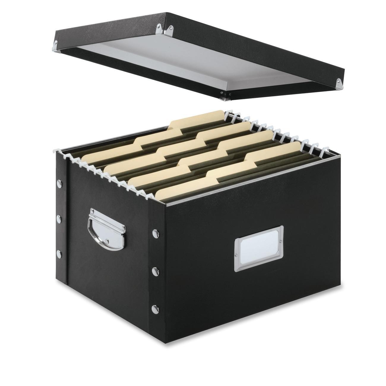 Snap-N-Store Snap N Store Storage Box Letter/Legal 16 1/4 x 9 3/4 x 13 1/4 Black