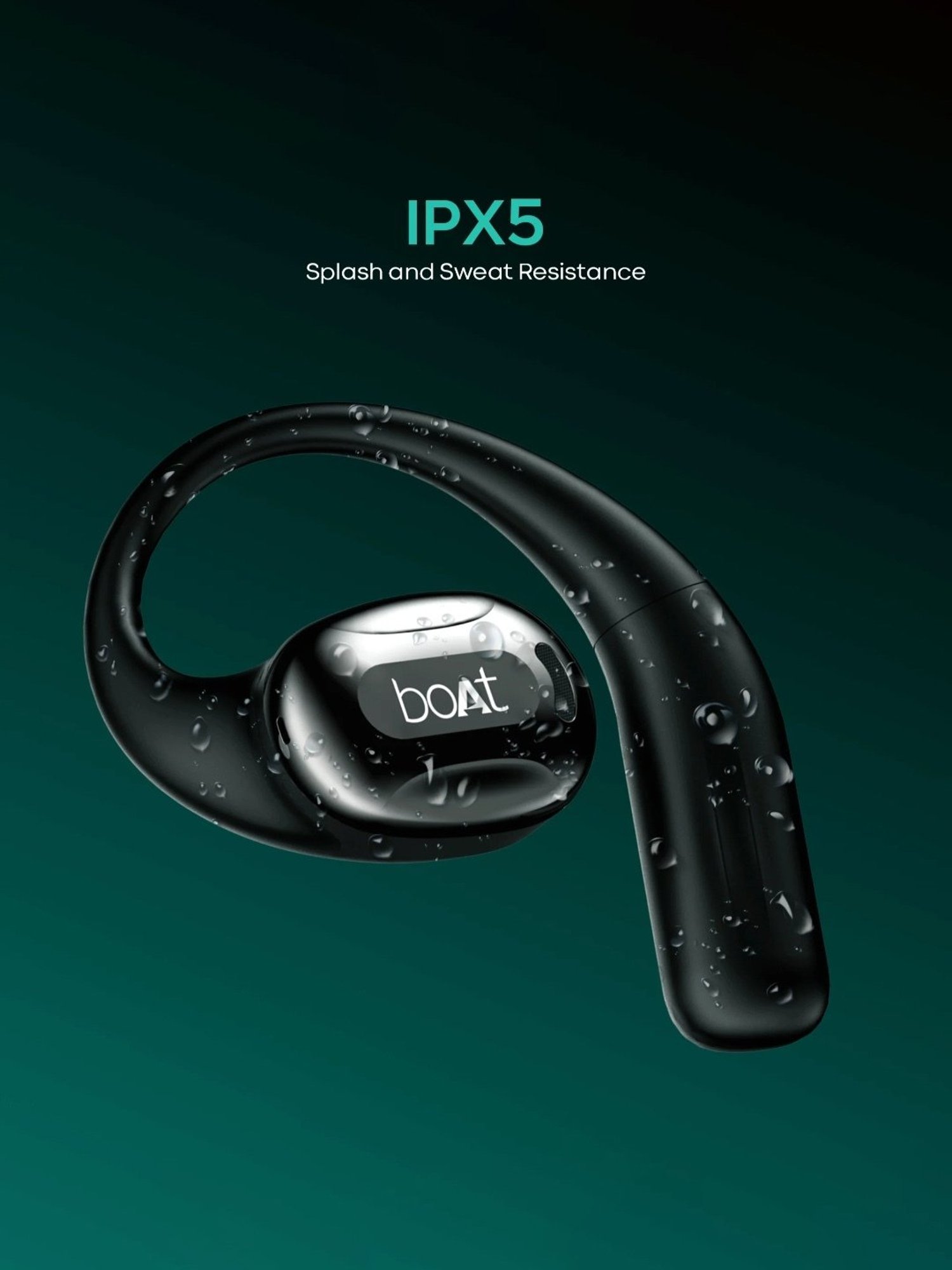 Boat Airdopes ProGear In Ear Bluetooth Earbuds with with 100 Hours Playback (Black)