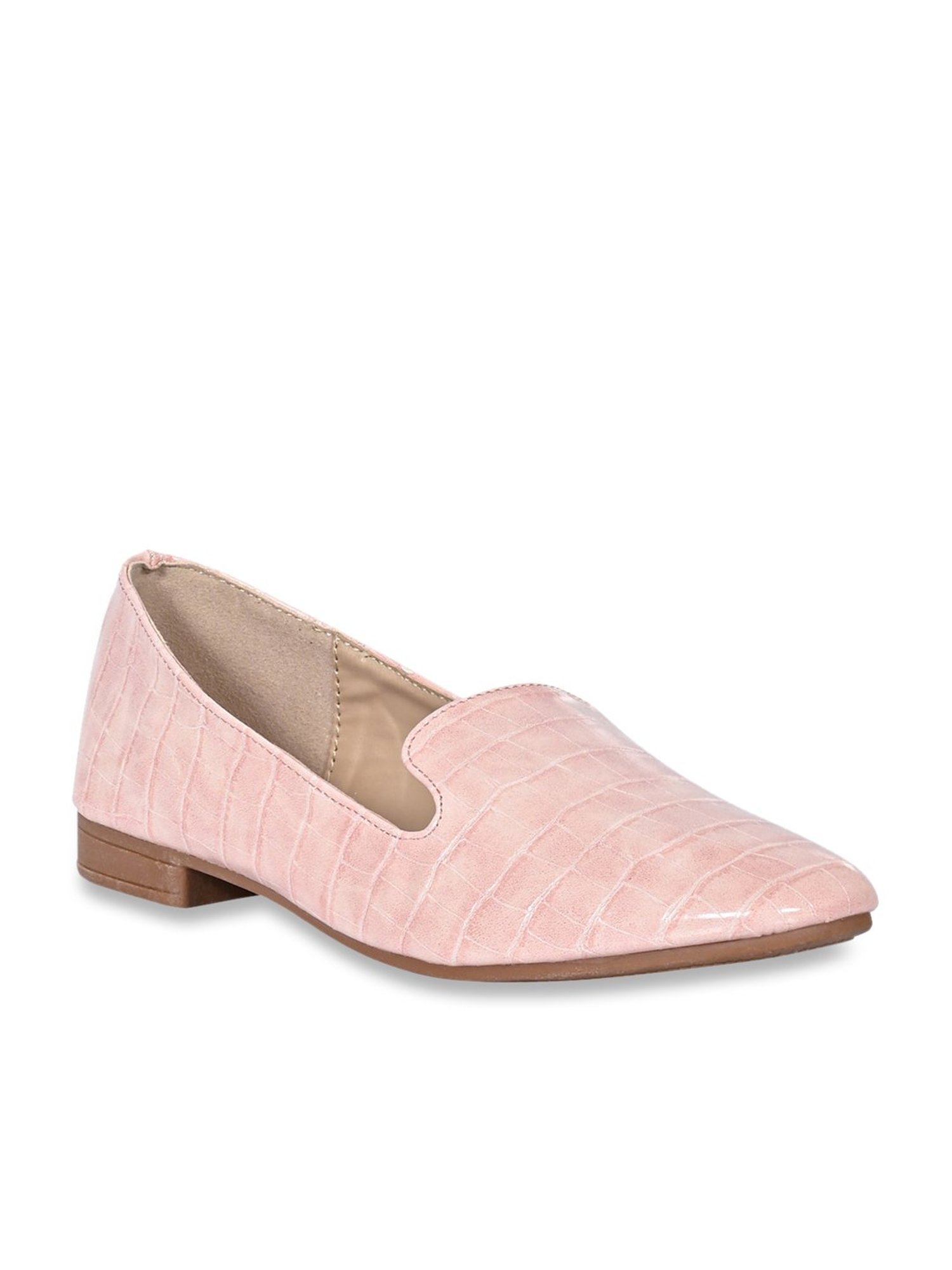 Jove Women's Pink Casual Loafers