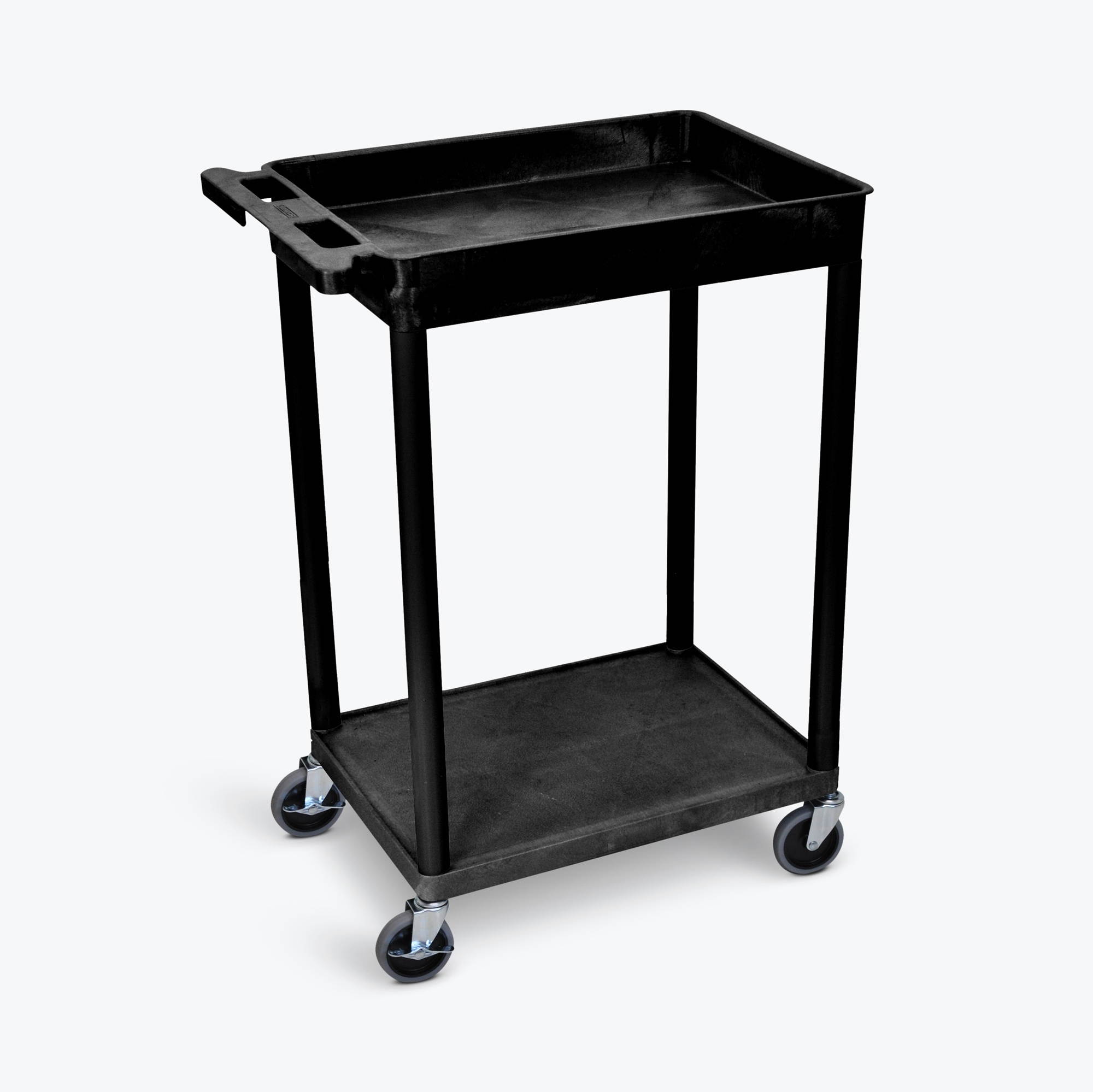 Luxor Stc12-B 2 Shelf Tub Cart