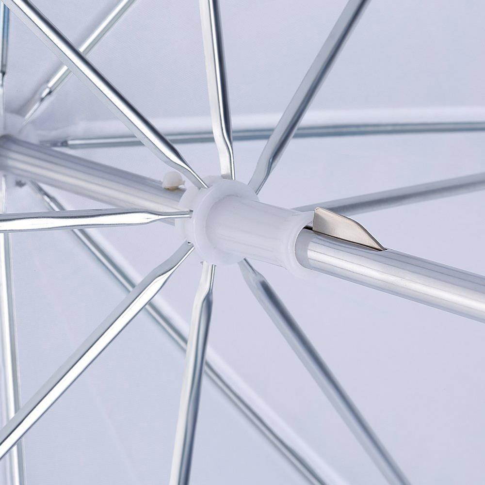 33" White Photography Light Studio Reflector Translucent Soft Diffuser Umbrella