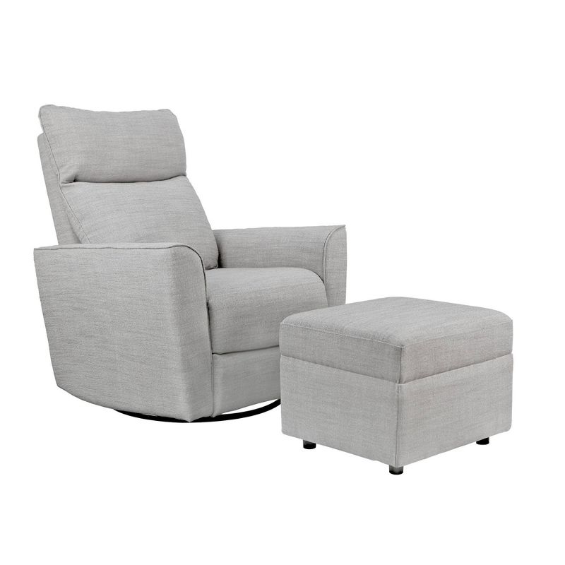 Karla Dubois Soho Ottoman - Gray