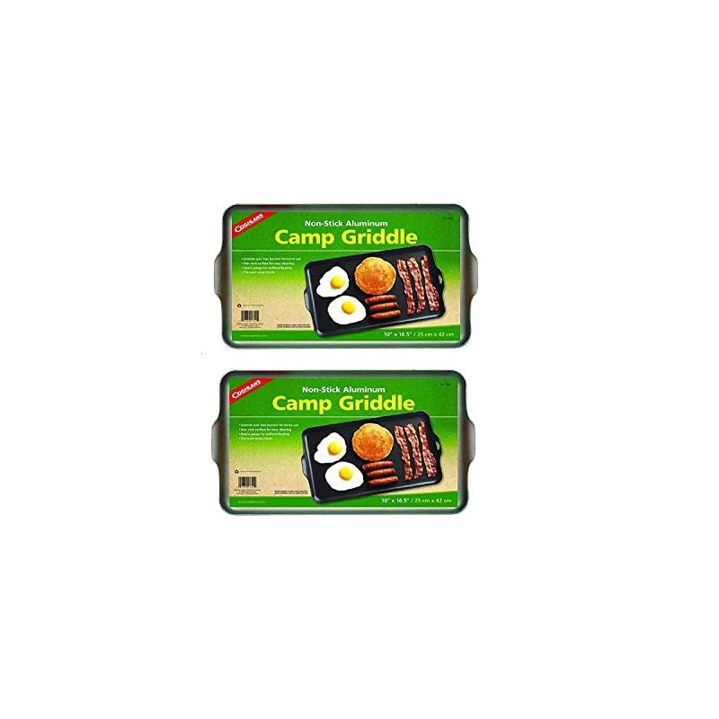 7640 2 Burners Nonstick Aluminum Camp Griddle