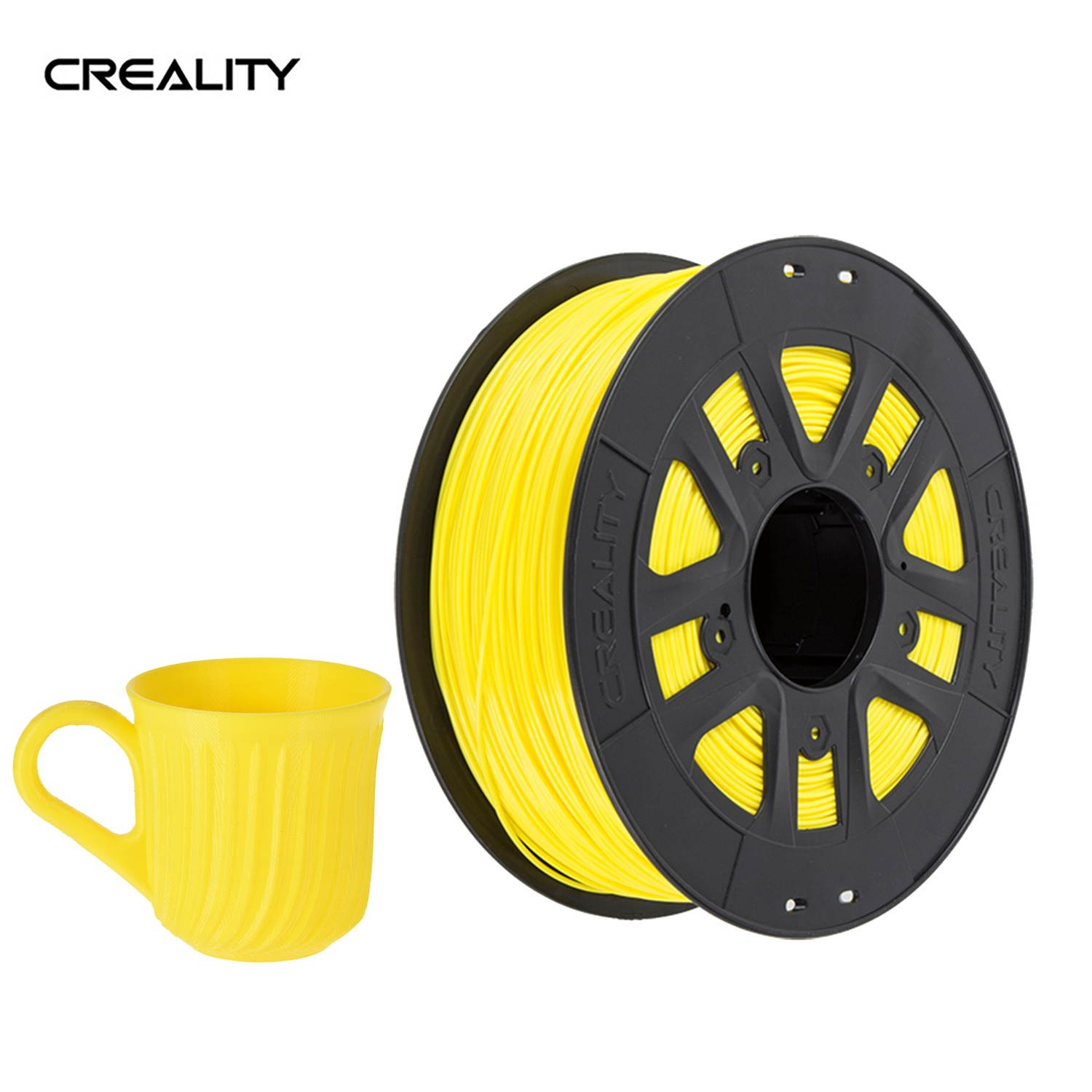 Creality 3D Printer PLA Filament 1.75mm 1kg/2.2lbs Filament Dimensional Accuracy +/- 0.02 mm, Red