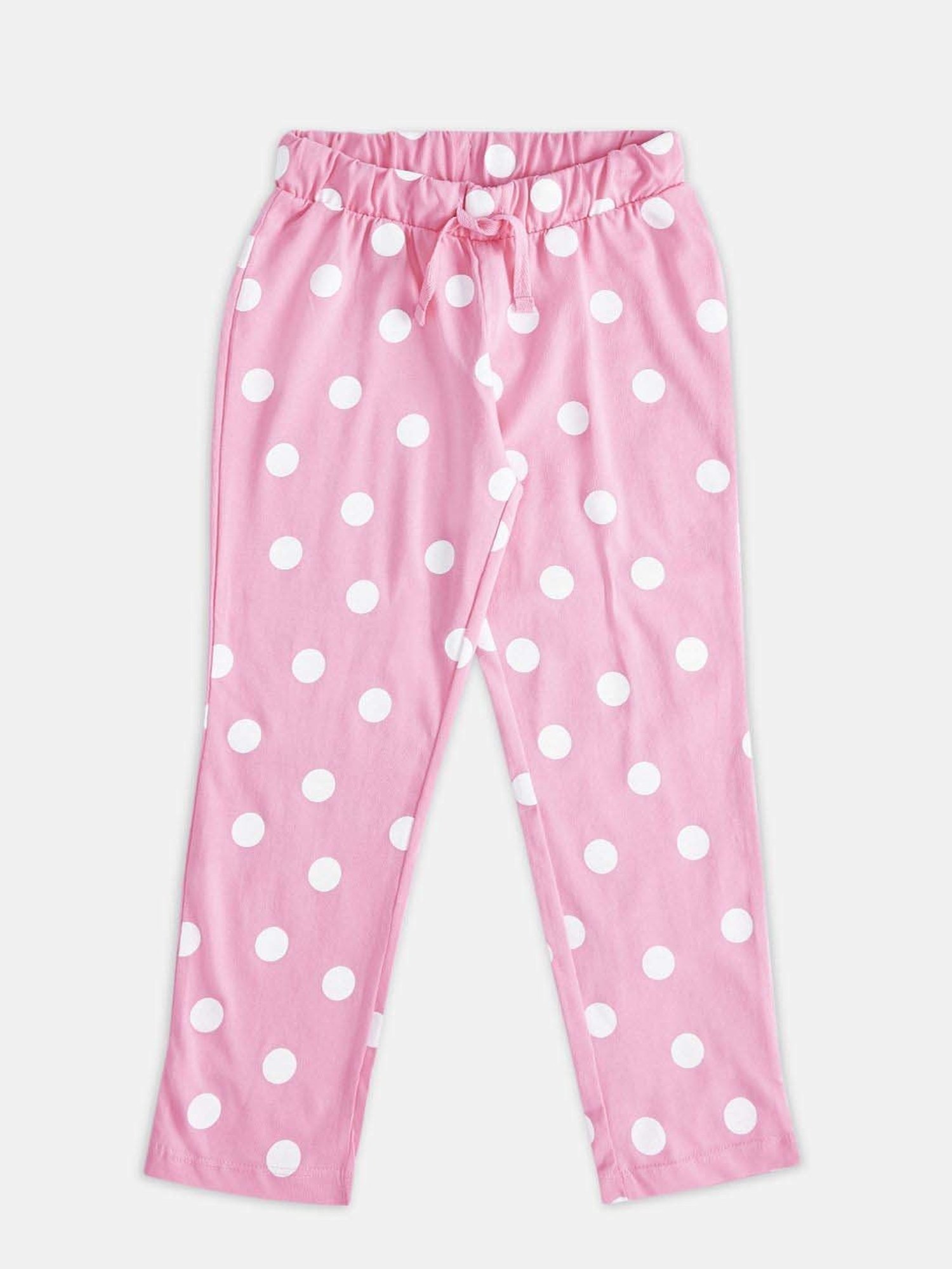 Pantaloons Junior Girls Grey & Pink Cotton Printed Disney Top Set