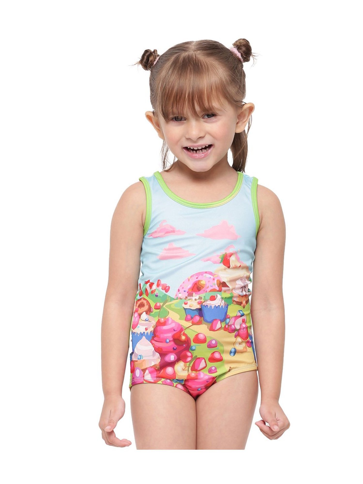 IO Kids Multicolor Printed Maillot