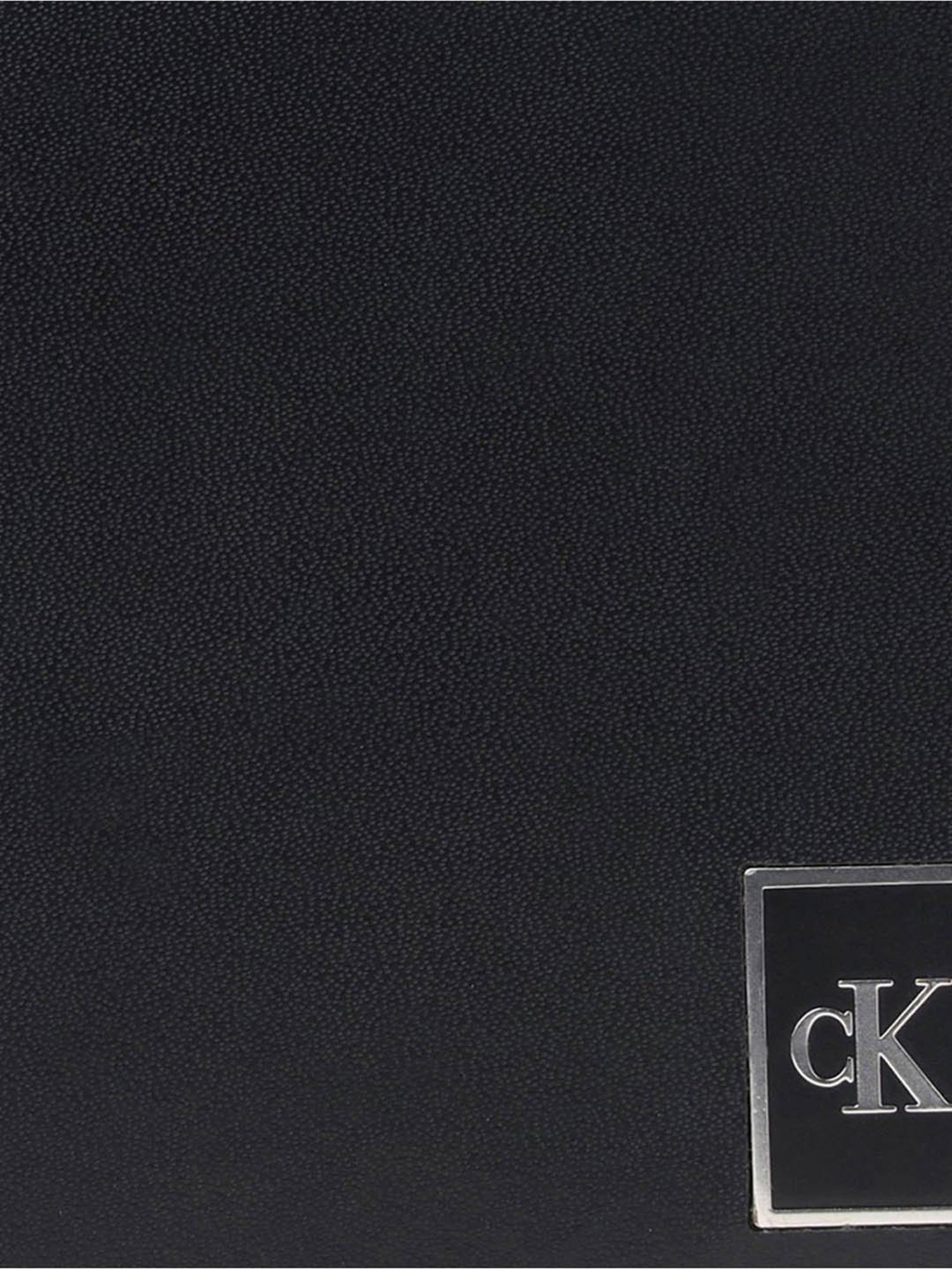 CALVIN KLEIN Black Leather Bi-Fold Wallet