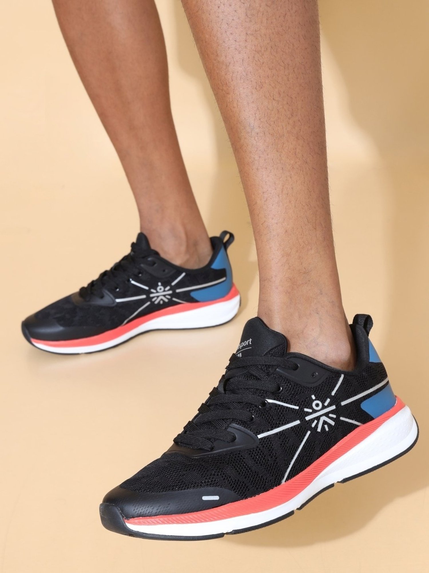 Cultsport Men's Flomo Black Running Shoes