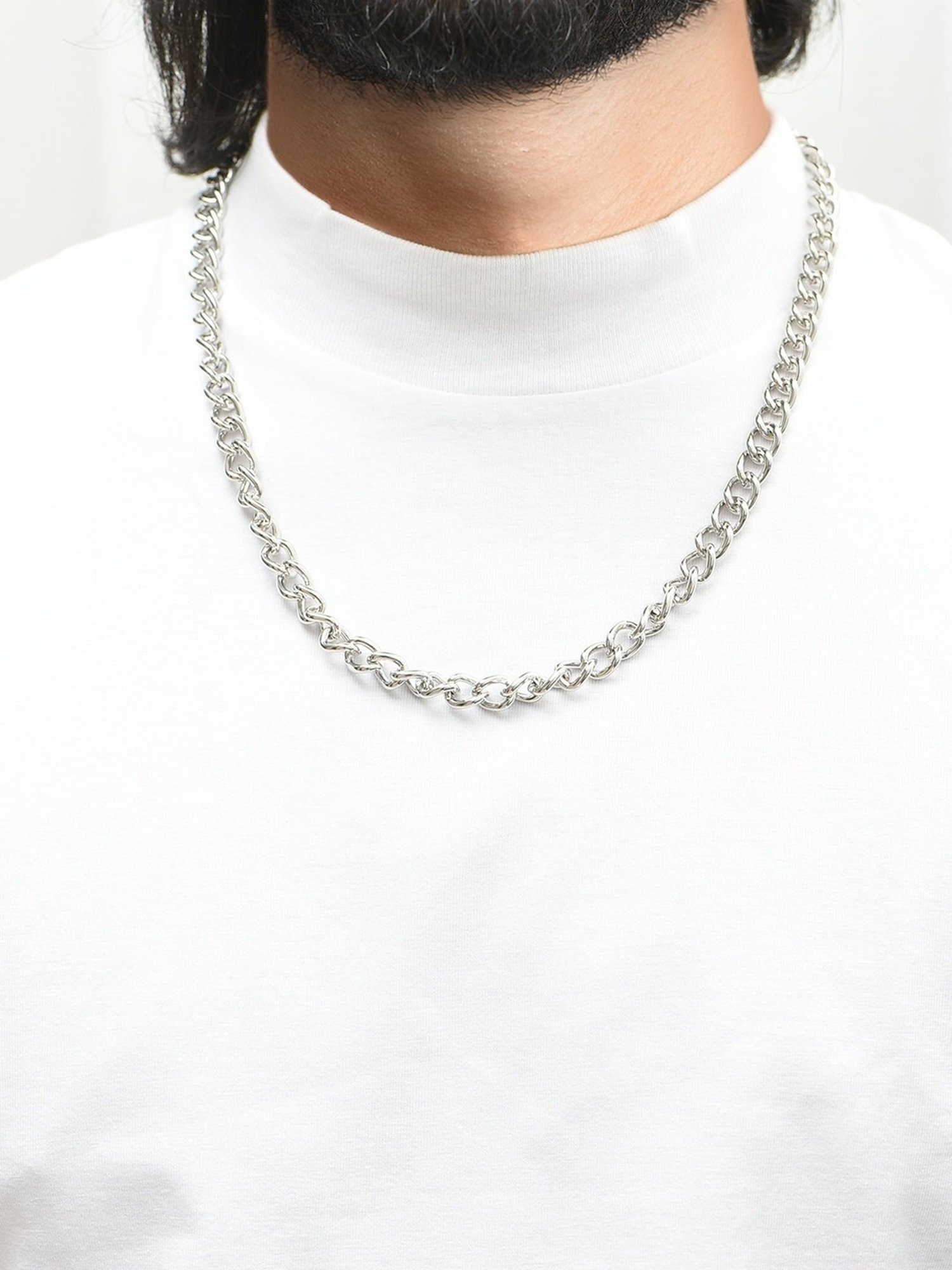 The Bro Code Glamorous Fusion Silver Necklace for Men