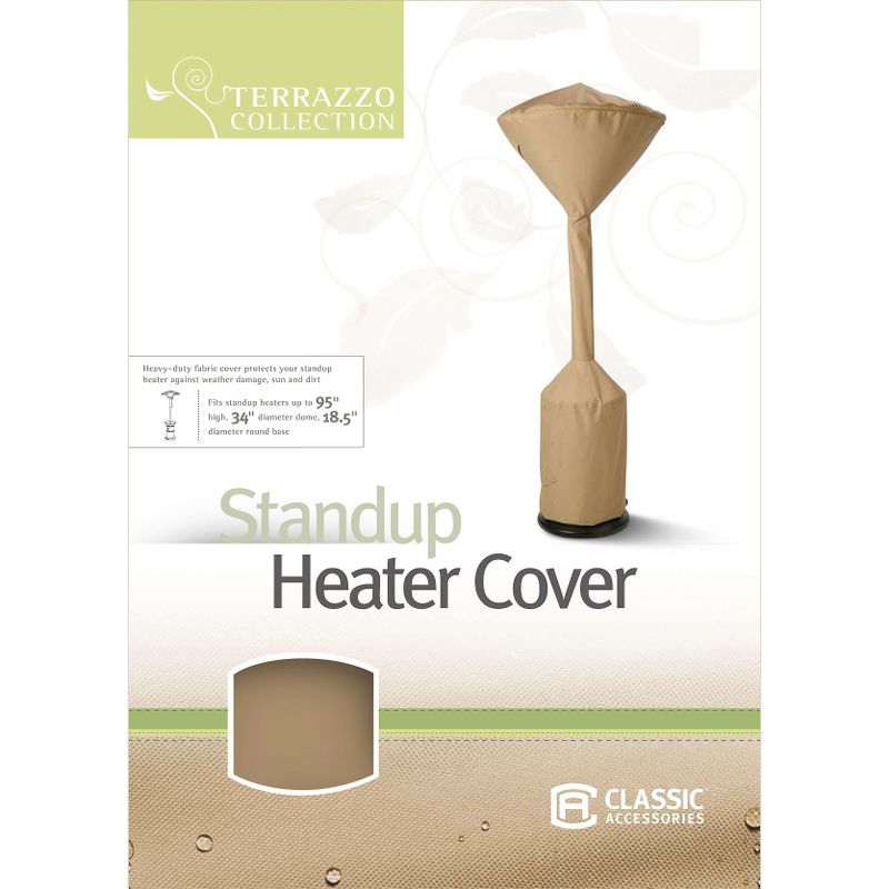 Ravenna Fire Column Cover Taupe - Classic Accessories