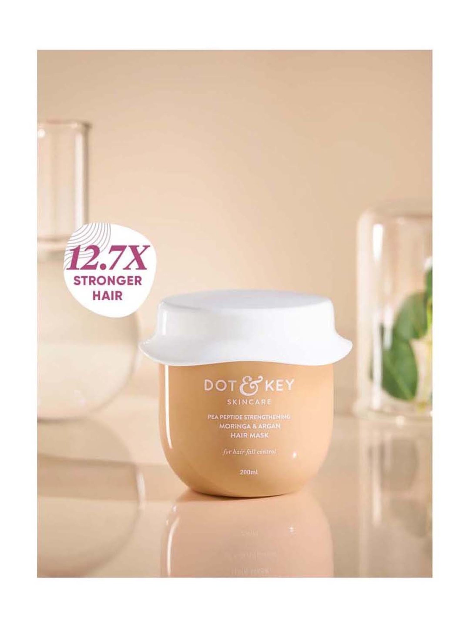 Dot & Key Pea Peptide Strengthening Moringa & Argan Hair Mask - 200 ml