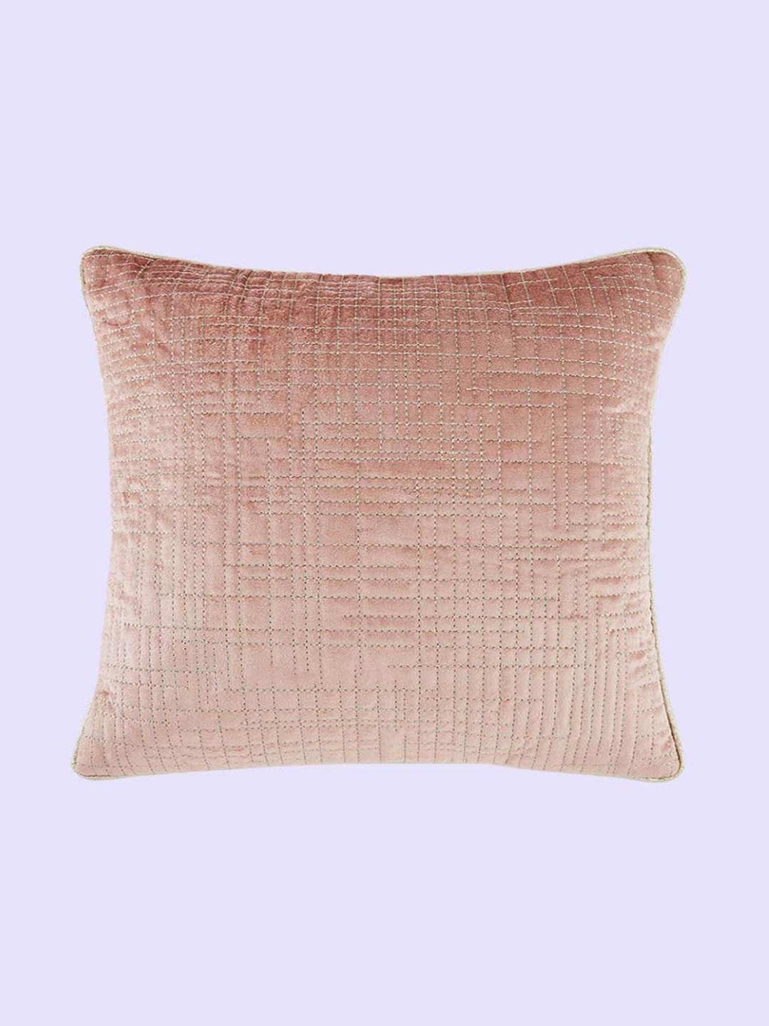 Living Scapes by Pantaloons Pink Cotton Cushion Cover