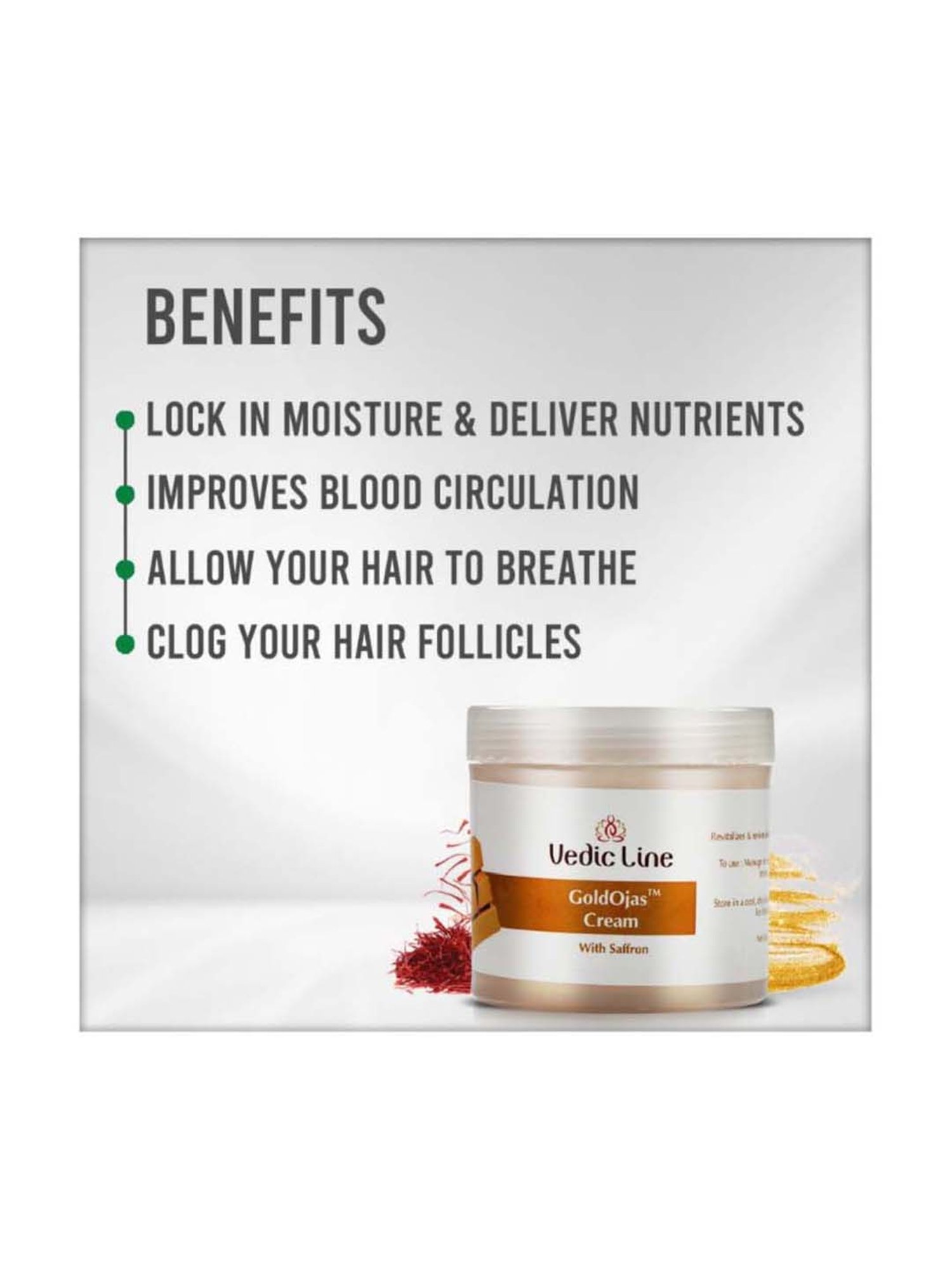 VEDIC LINE Gold Ojas Massage Cream - 100 ml