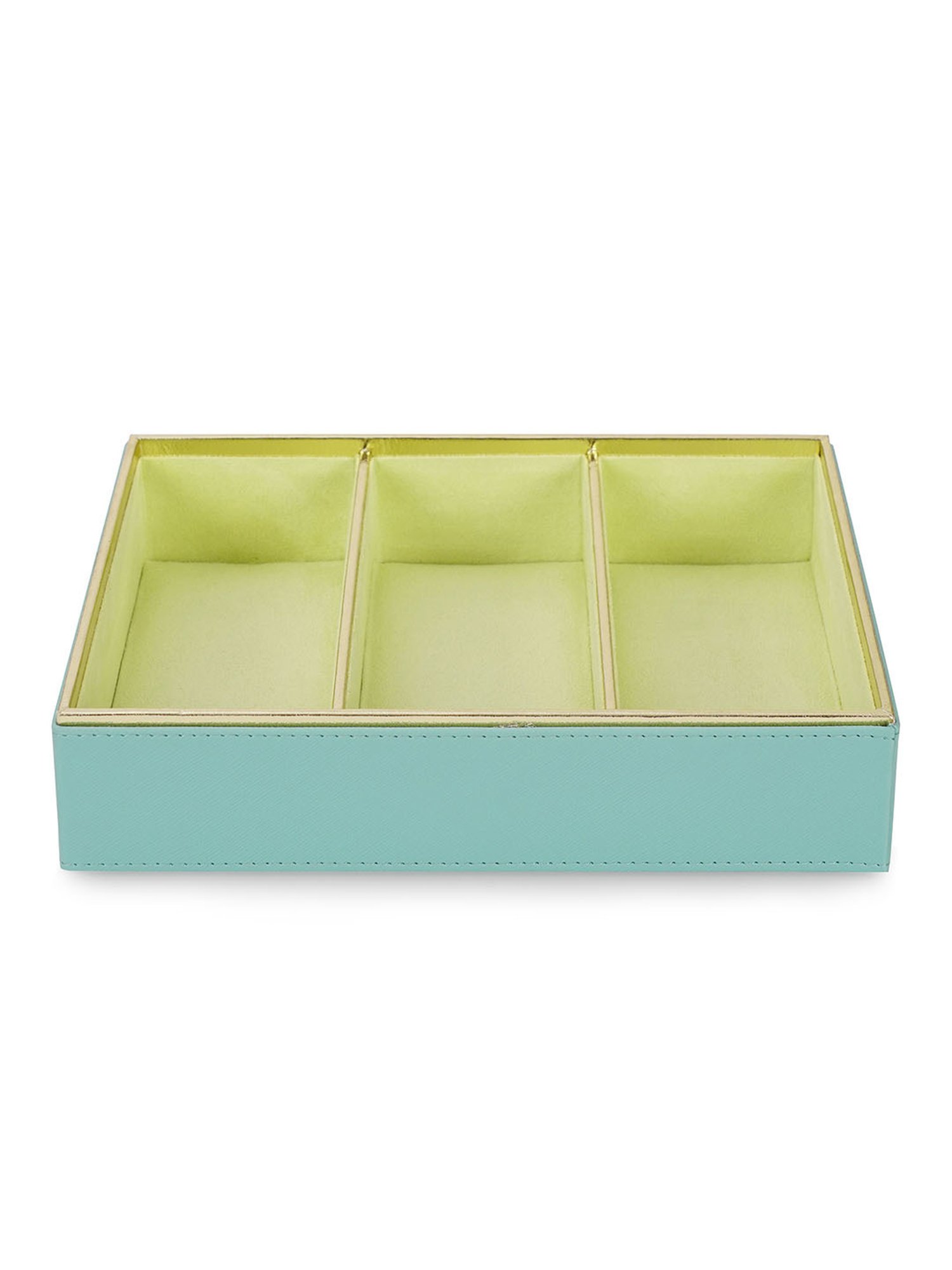 Pure Home and Living Blue Faux Leather Organisers