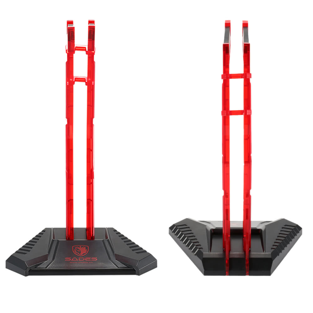 SADES Gaming Headphone Stand Earphone Holder Professional display rack Headset Hanger Bracket Blue for Sony AKG Sennheiser Logitech Kotion Each other headsets