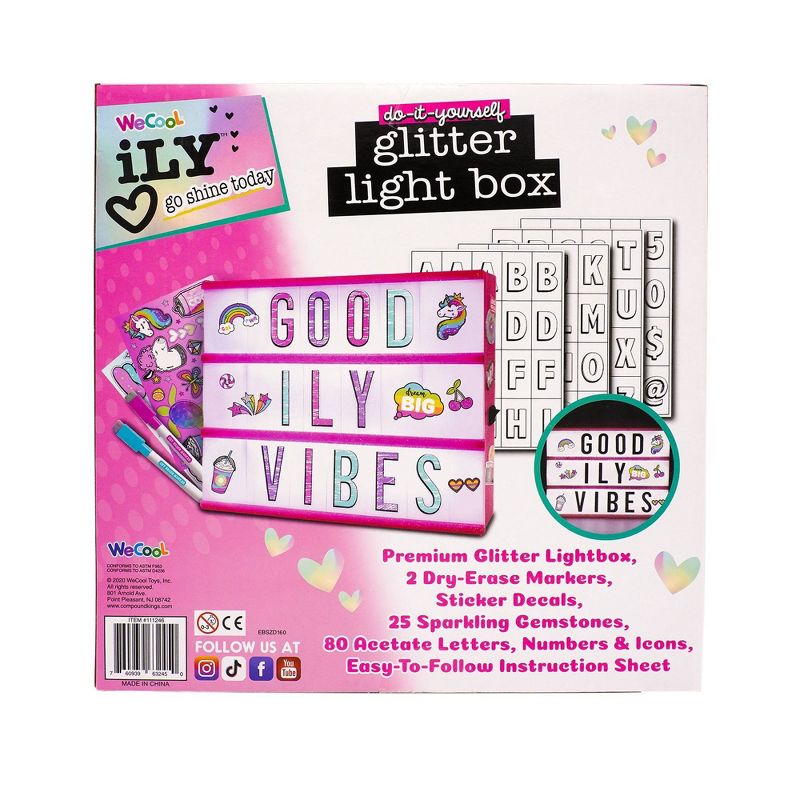 Activity Kings iLY DIY Glitter Light Box