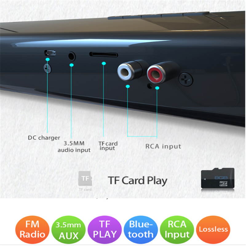 Wireless Bluetooth TV Sound Speaker Sound Bar Subwoofer for Home Theater