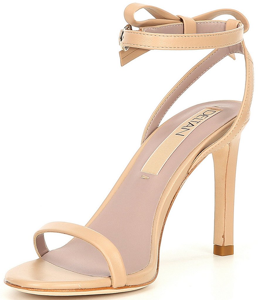 Deltan Miranda Ankle Bow Detail Dress Sandals