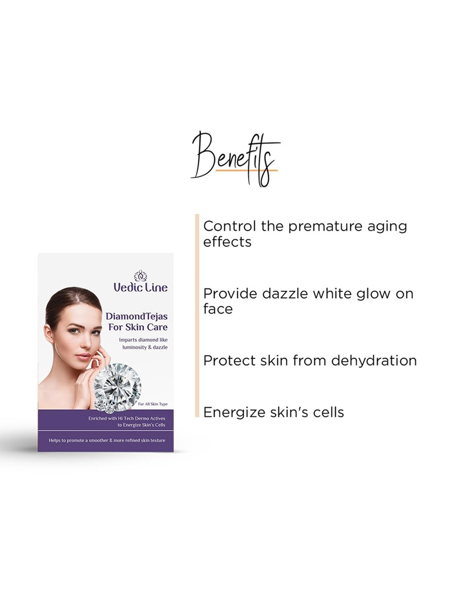 VEDIC LINE Diamond Tejas Facial Kit