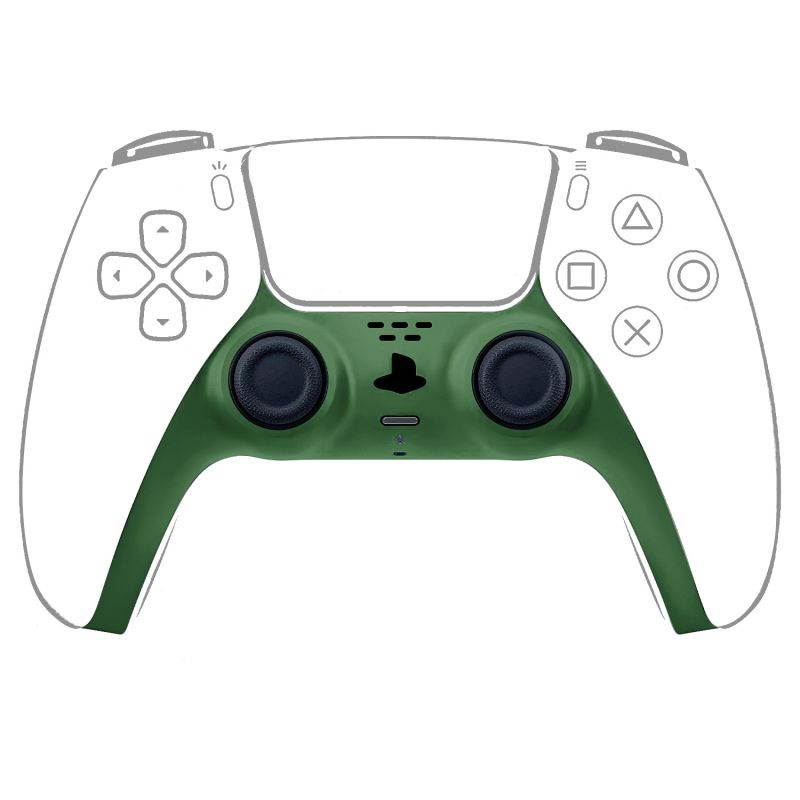 Decorative Strip for PS5 Dualsense Controller, Ackmioxy PS5 Accessories DIY PS5 Controller Replacement Shell Color Replacement Decoration Accessories for PS5 Controller Panel (Red)