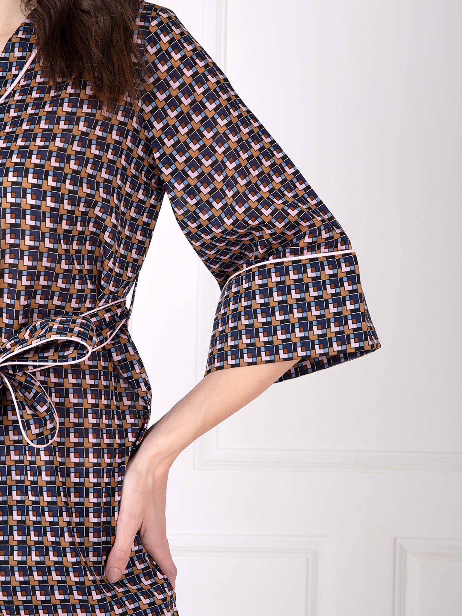 Dusk Attire Multicolor Kayo Robe Style Co-ord Set