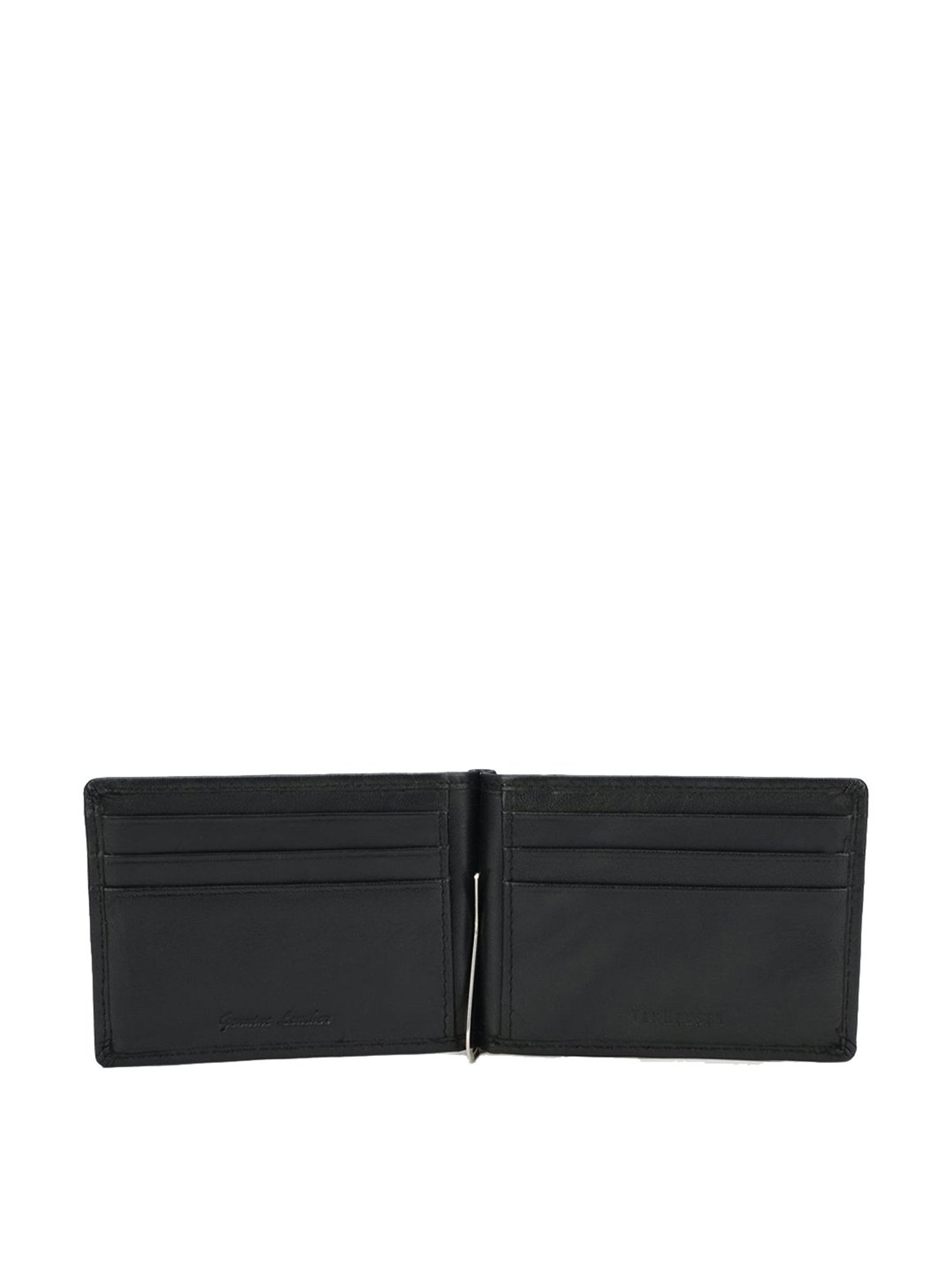 Van Heusen Black Casual Money Clip Wallet for Men