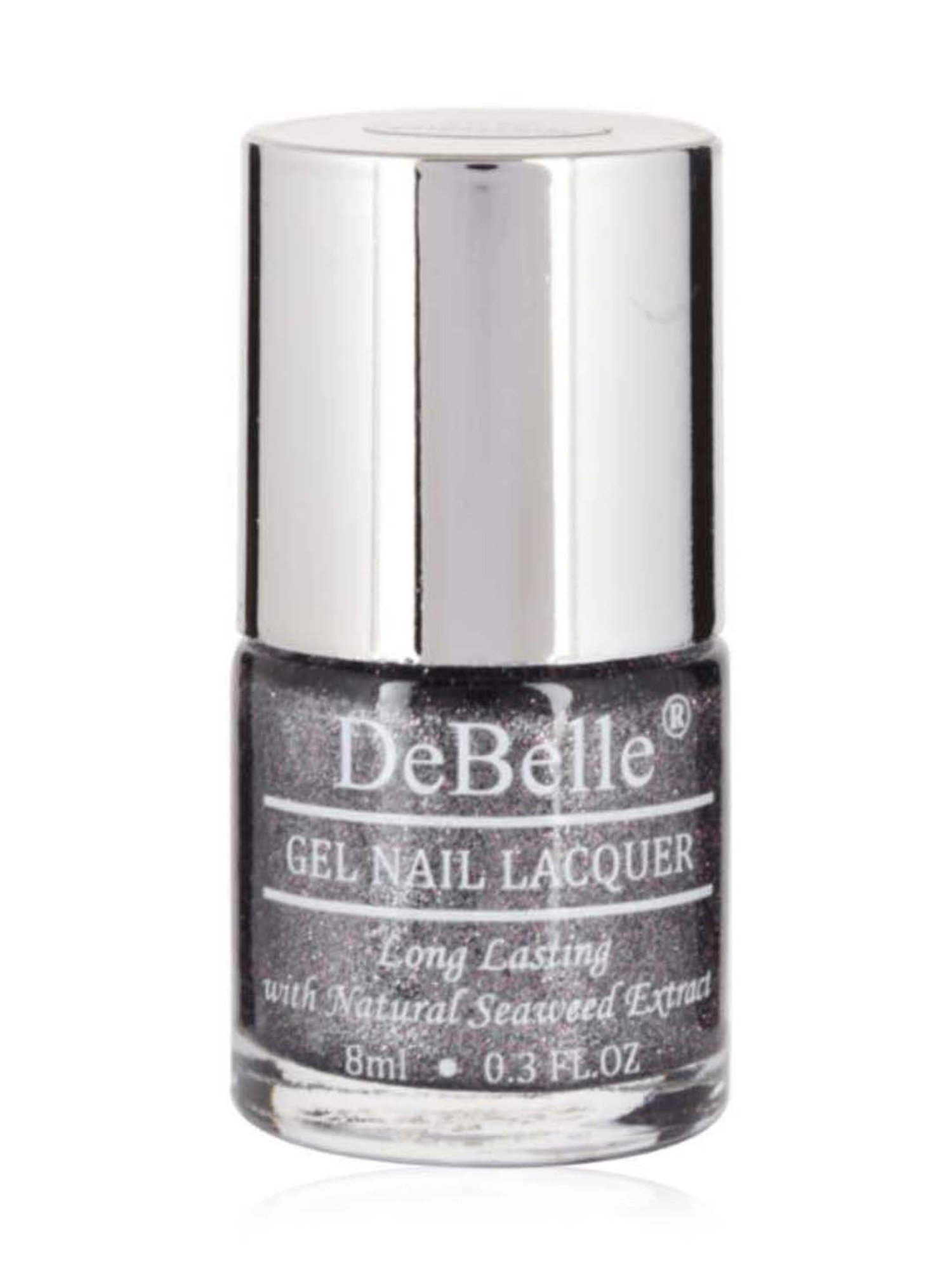 DeBelle Gel Nail Lacquer Grey Glitteratti - 8 ml