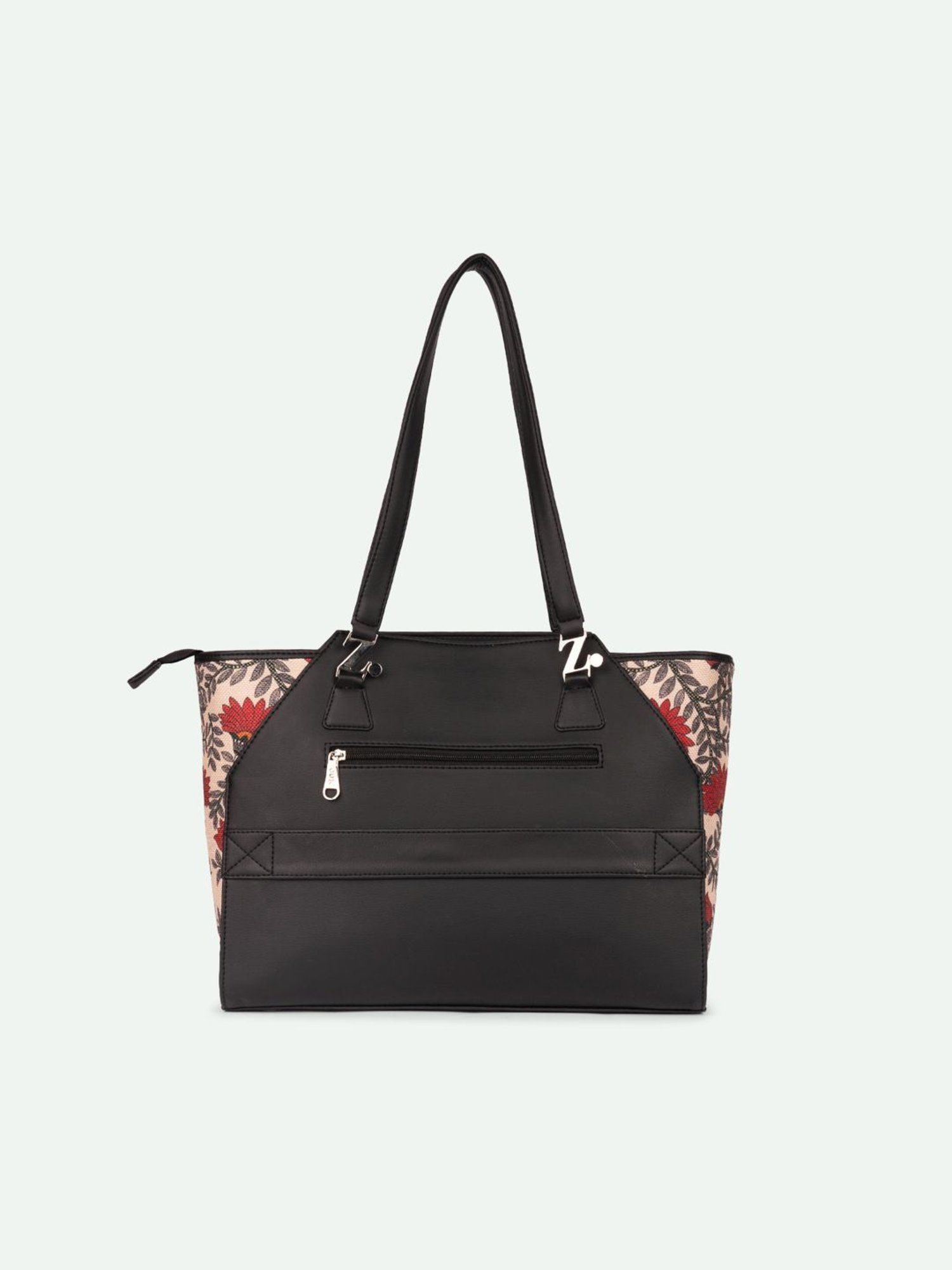 ZOUK Classic Black Printed Tote Bag