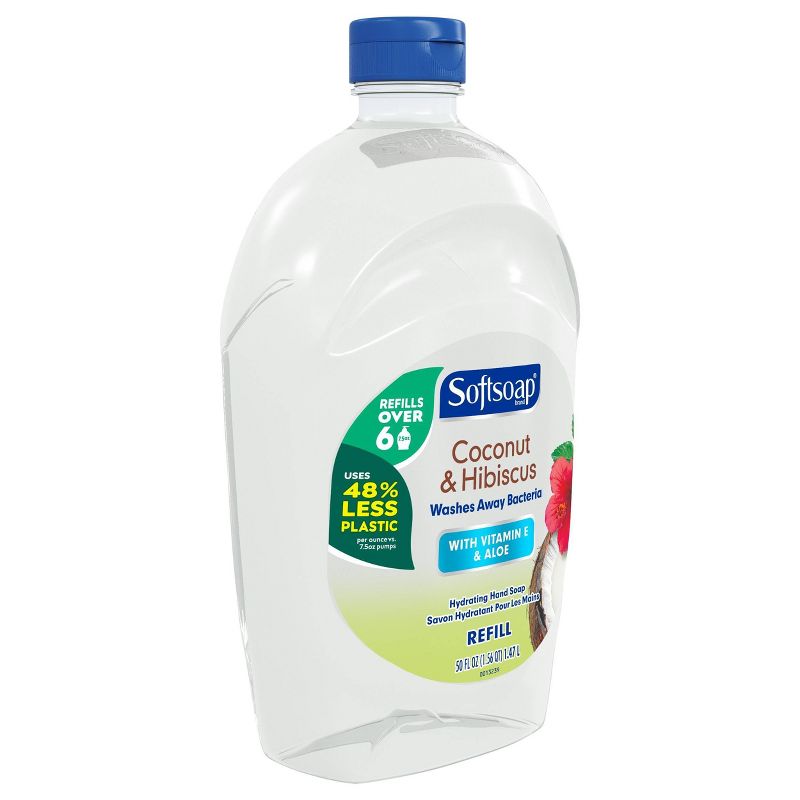 Softsoap Moisturizing Liquid Hand Soap Refill - Coconut & Hibiscus - 50 fl oz