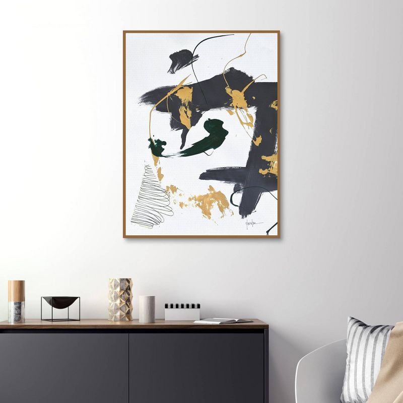 30" x 40" Mind Games 1 by Dan Houston Framed Canvas Art Print - Masterpiece Art Gallery