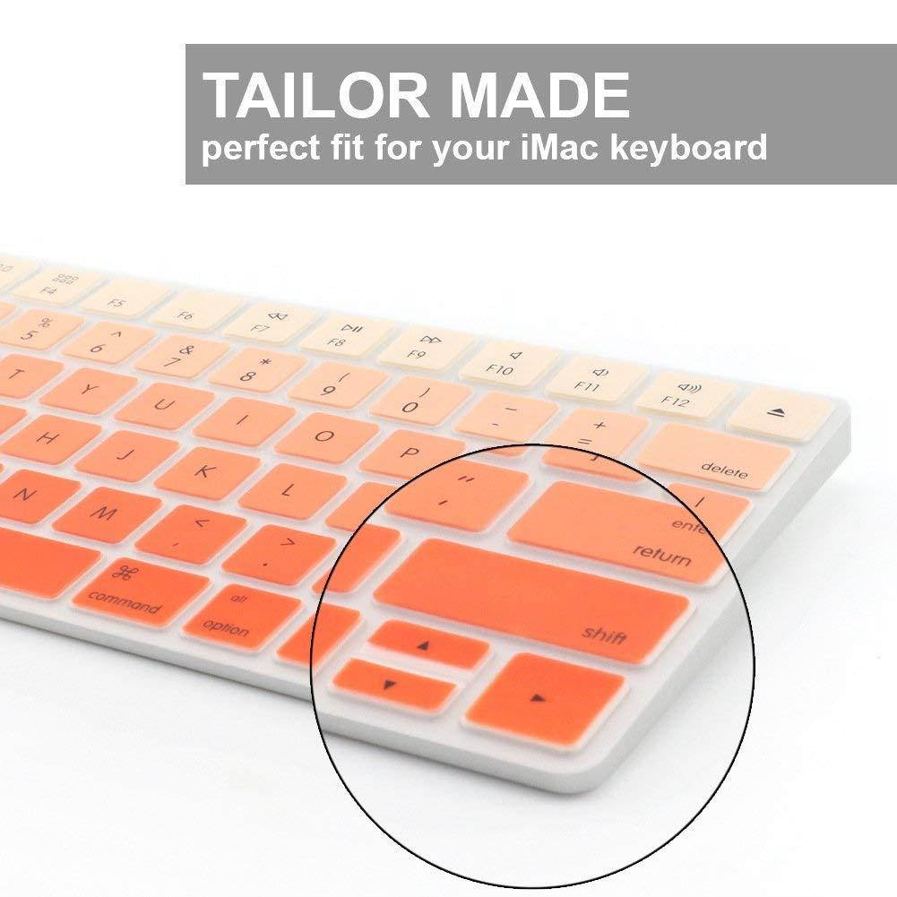 All-inside Ombre Orange Cover for Apple Magic Keyboard (MLA22LL/A) with US Layout