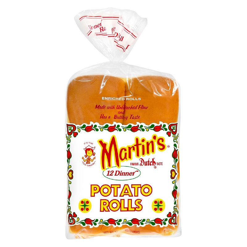 Martin's Potato Dinner Rolls - 15oz/12ct