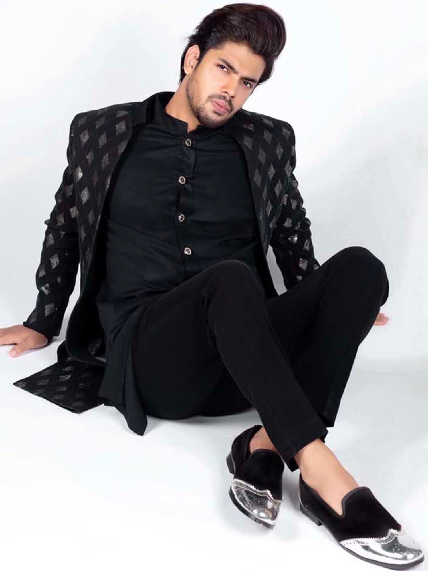 Griffin Men's Black Casual Loafers