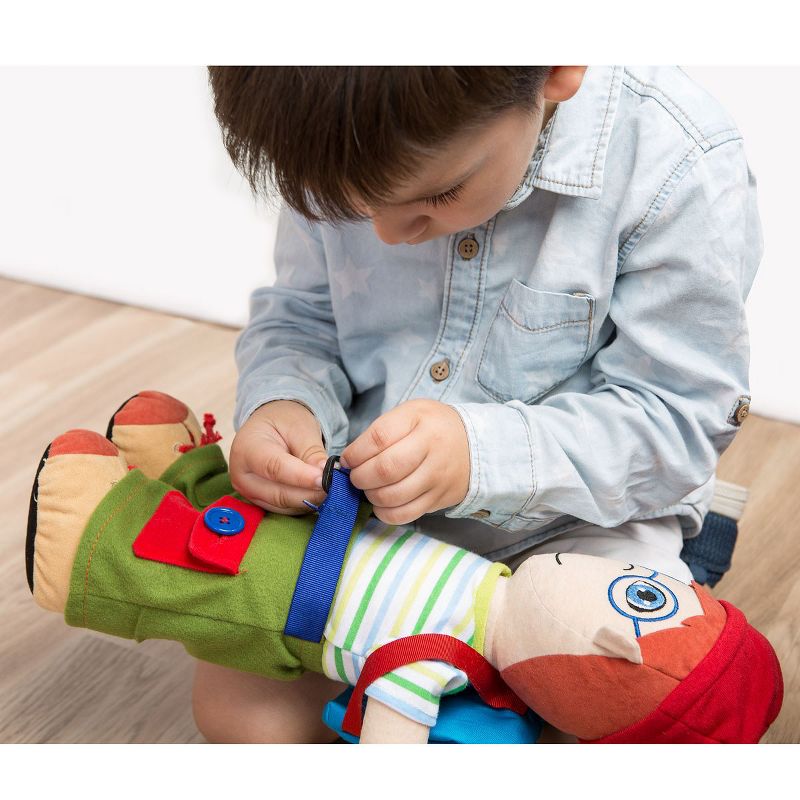 Miniland Fastening Learn To Dress 15" Doll - Male