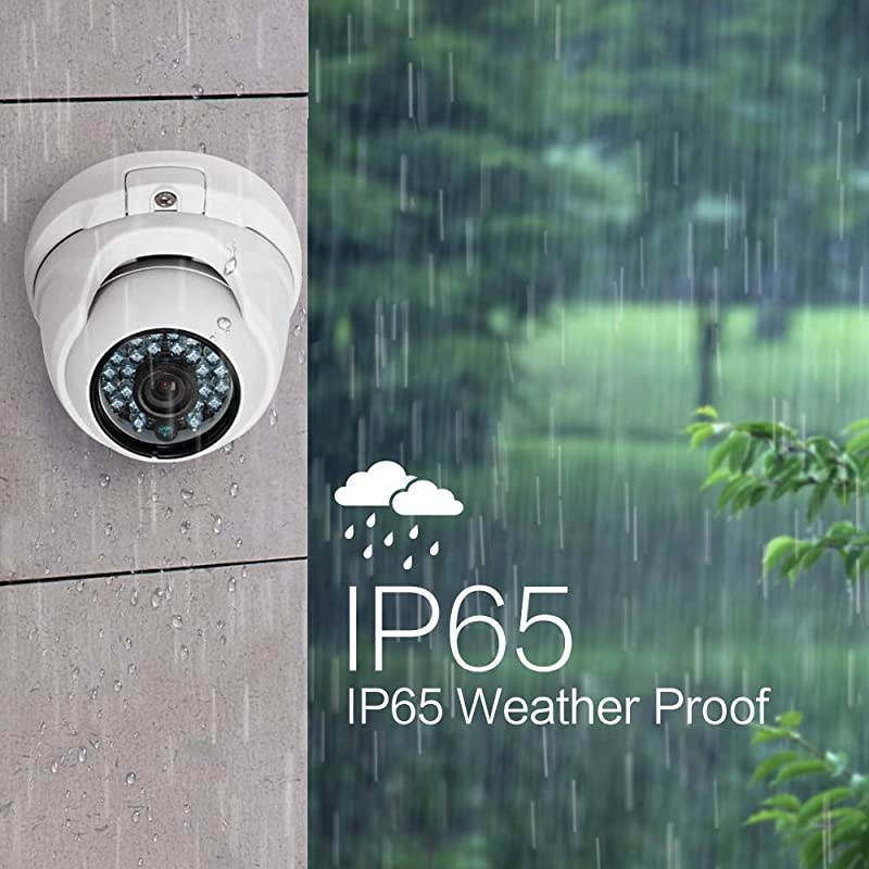 Home Security Camera System 4CH CCTV 720P HDMI AHD DVR Recorder 4PCS 10 MP IR OutdoorIndoor Dome IP Security Camera Night Vision 1200 TVL Surveillance Kit