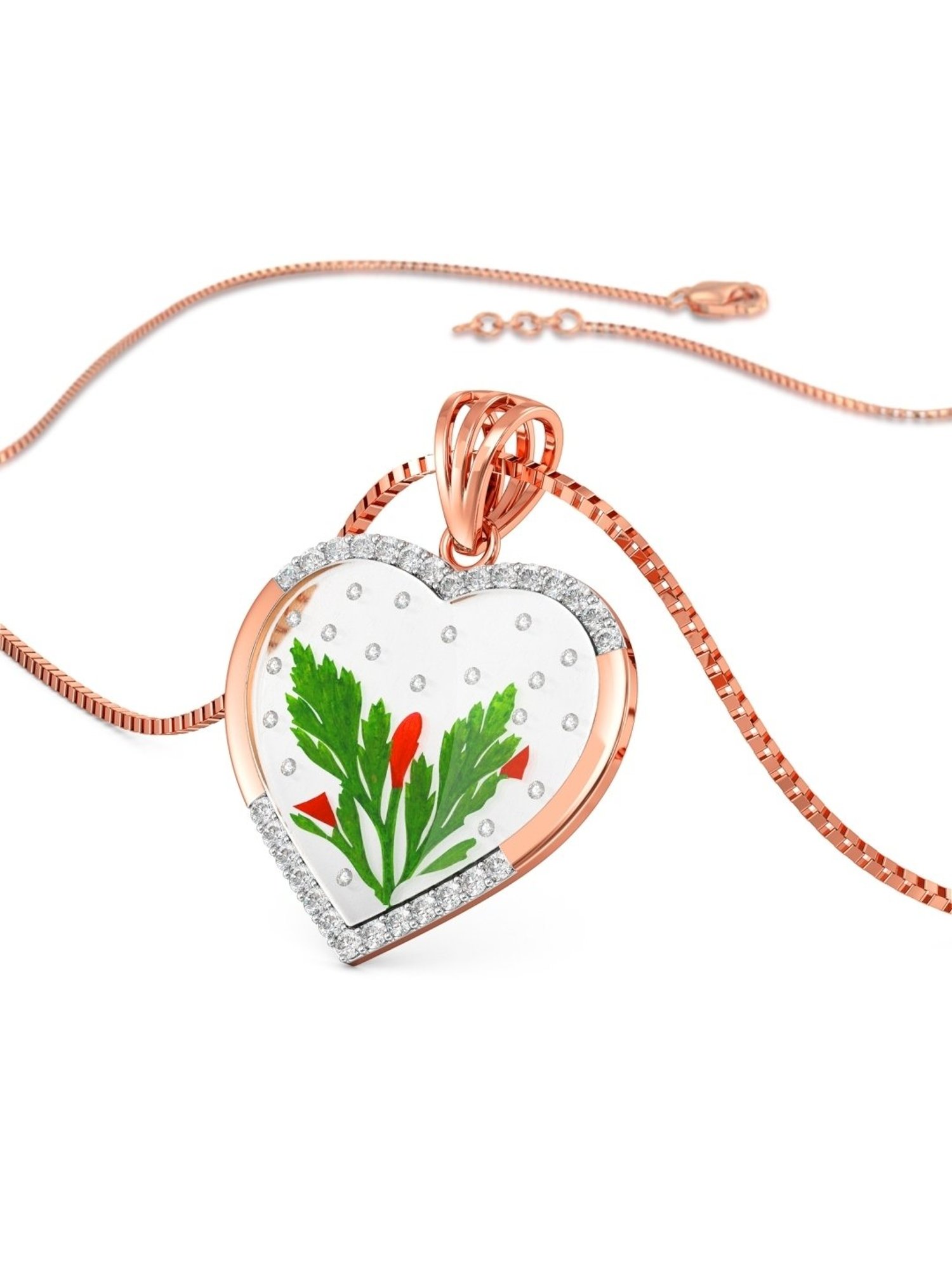 Joyalukkas 18k Gold Twinkled Diamond Pendant