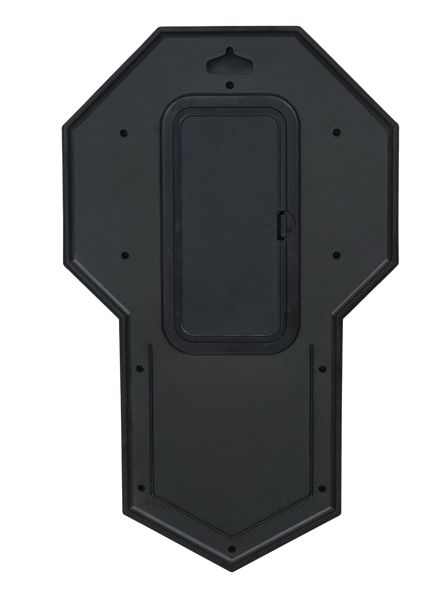 CHRONIKLE Vertical Beige Plastic Wall Clock