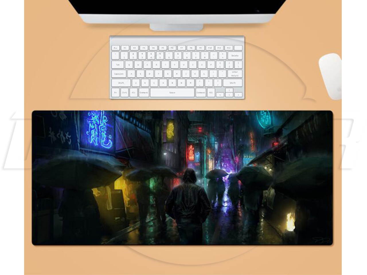 SA Cyberpunk 2077 Large soft Second element anime mouse pad game keyboard Non-slip Rubber sole Expand mouse pad(0.12&ldquo; x 31.80&rdquo; x 11.80&ldquo;) Suitable for PC/laptop/desktop computer desk Large mouse pad