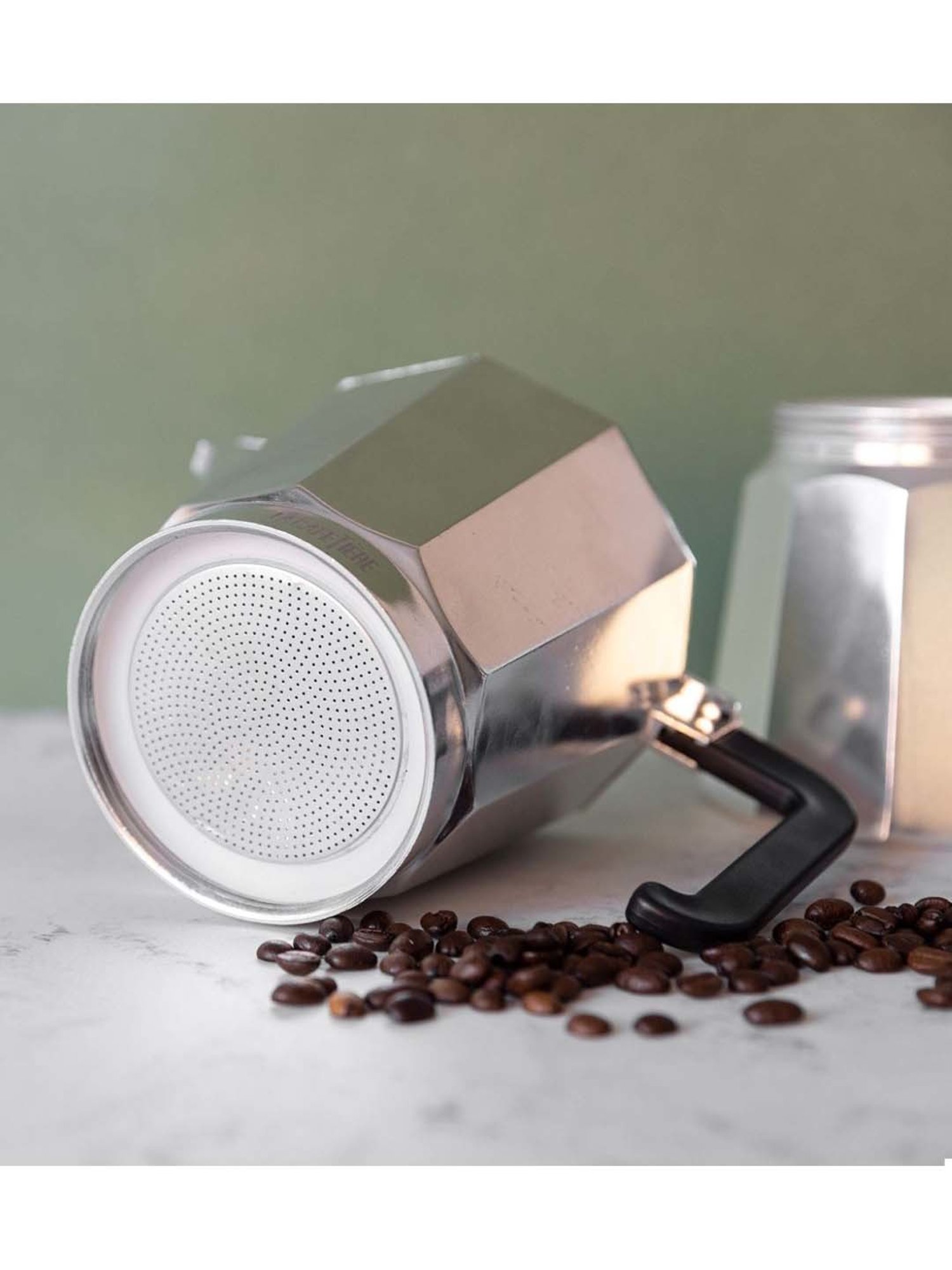 La Cafetiere Silver Aluminium Espresso Maker (0.15 L)