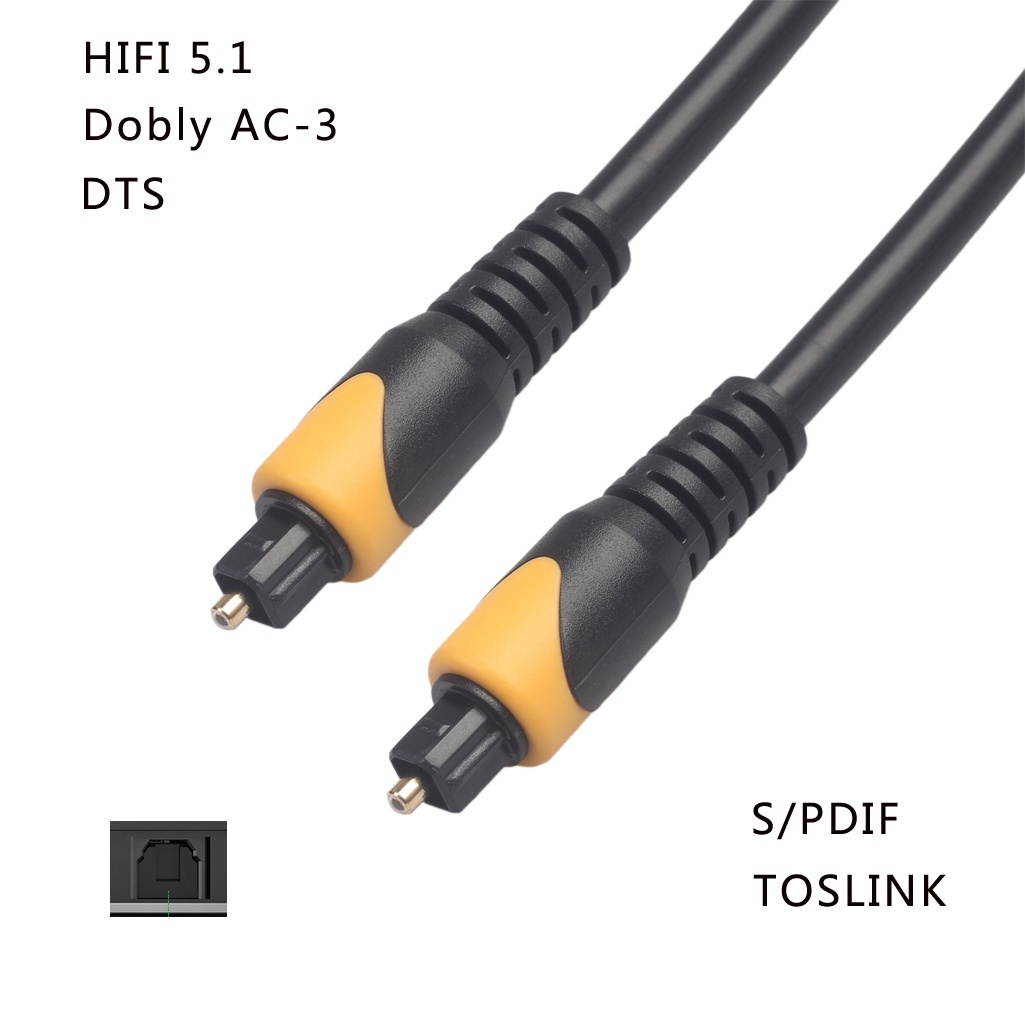 com 6 ft 18 m Digital Optical Audio Cable Toslink Digital Optical SPDIF UltraThin MaleMale Optical Audio Cable THINTOS6