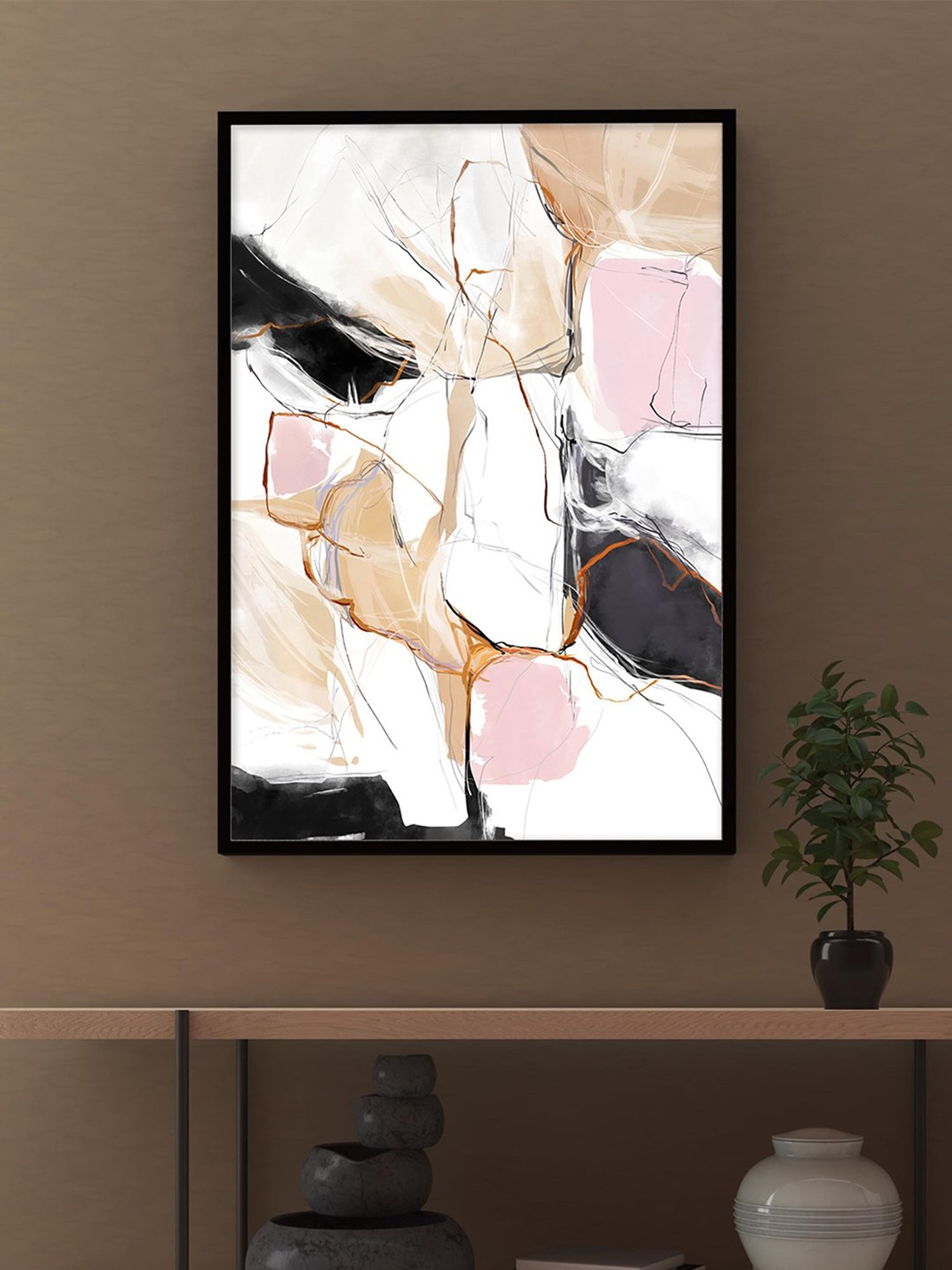 Art Street Modern Beautiful Printed Multicolor Engineered Wood Wall Art