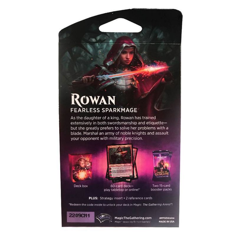 Magic Throne of Eldraine Planeswalker Deck 1 featuring Rowan