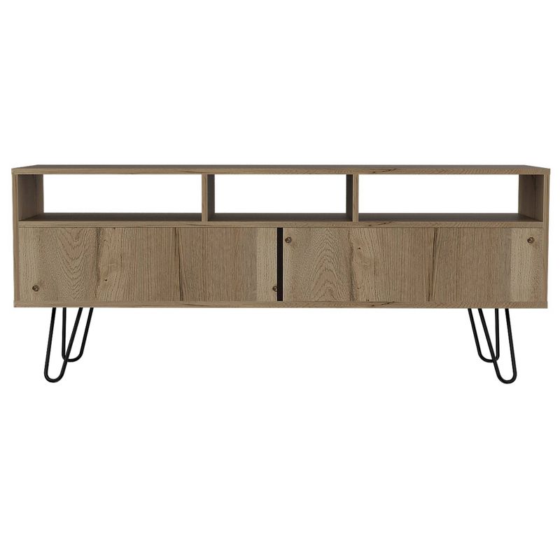 Aster 2 Door Media Console Table Light Wood - RST Brands