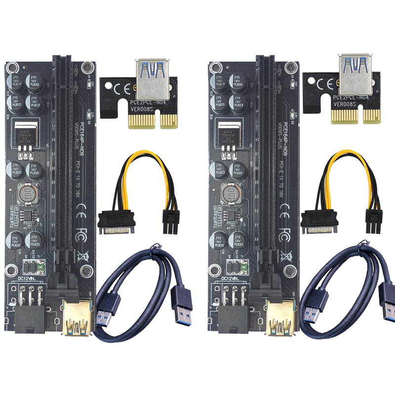 iStarUSA DD-666-2U-M 2U PCIe x16 to PCIe x16 Riser Card Middle Position