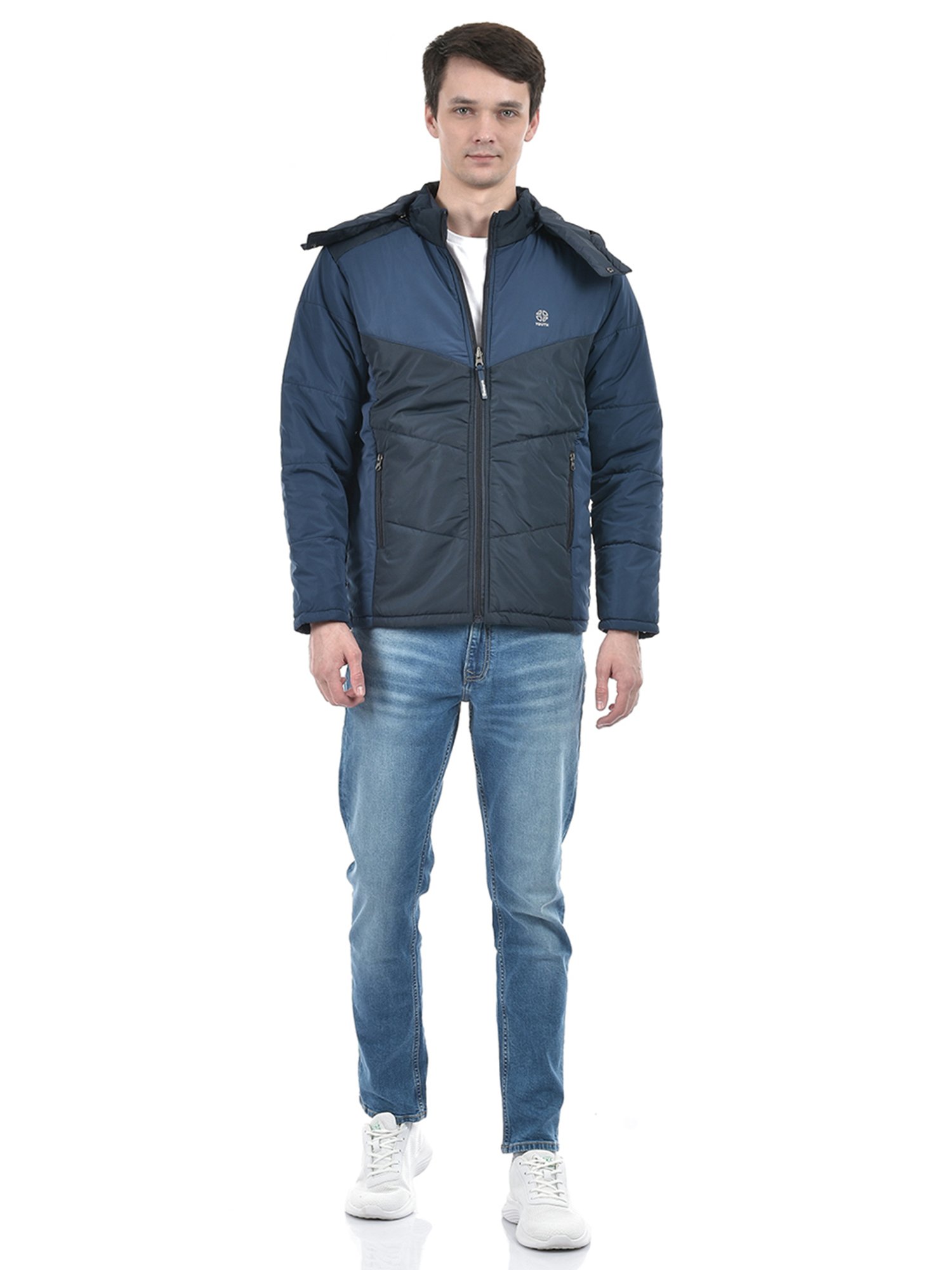 Integriti Denim Navy Regular Fit Reversible Jacket