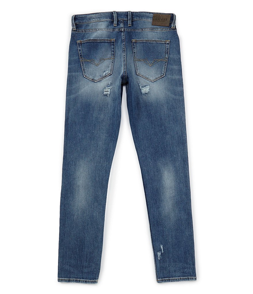 Buffalo David Bitton Ash X Crinkled Slim Fit Jeans