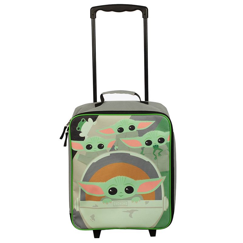 Star Wars: The Mandalorian 14'' Kids' Carry On Pilot Suitcase - Gray