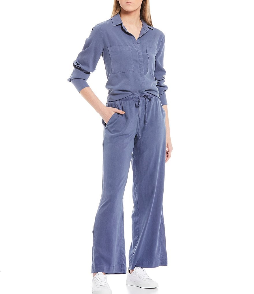 Cloth & Stone Two Pocket Coordinating Button Down Shirt