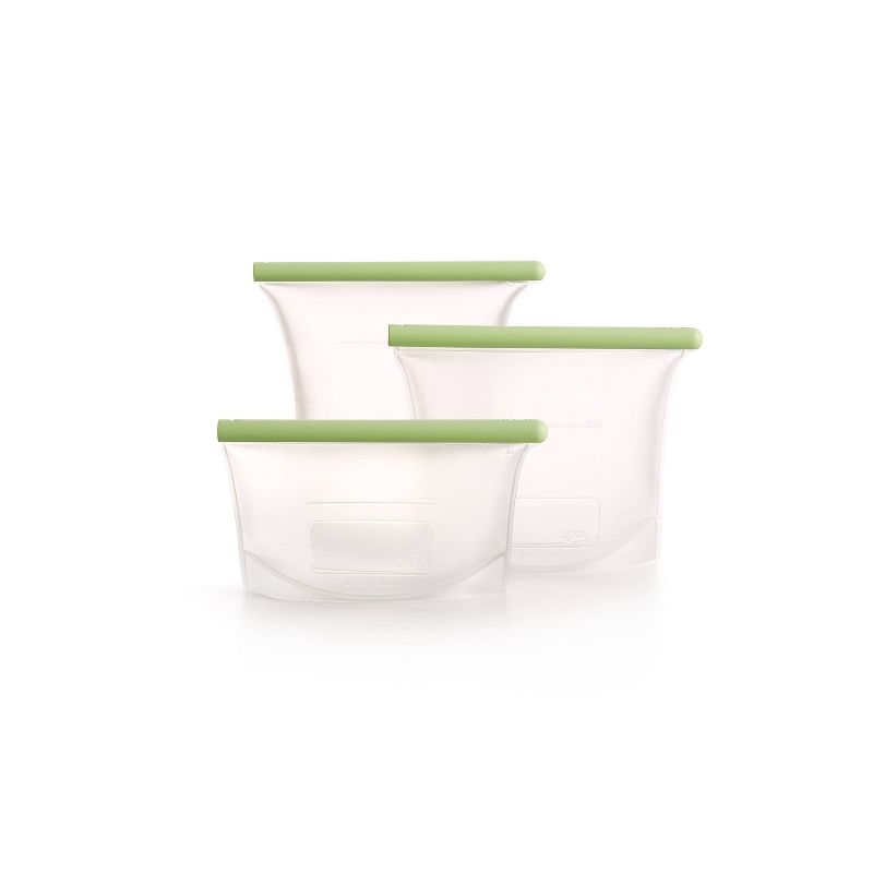 Lekue 3pk Reusable Silicone Bags