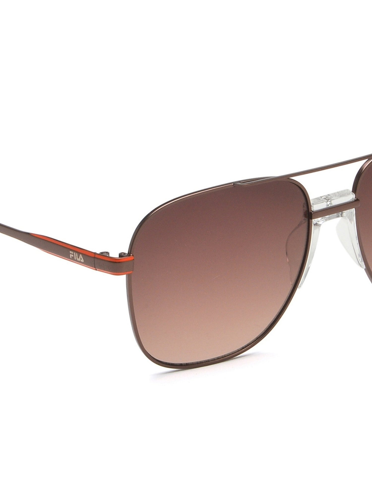 Fila Brown Square Sunglasses for Men